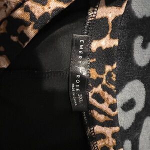 Emer Rose Leopard Print Maxi Dress